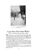 "Logan House Has Unique History," Page 59, 1949
